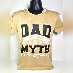 Brooklyn Verticl Dad The Man The Myth Graphic Tee Mens Small